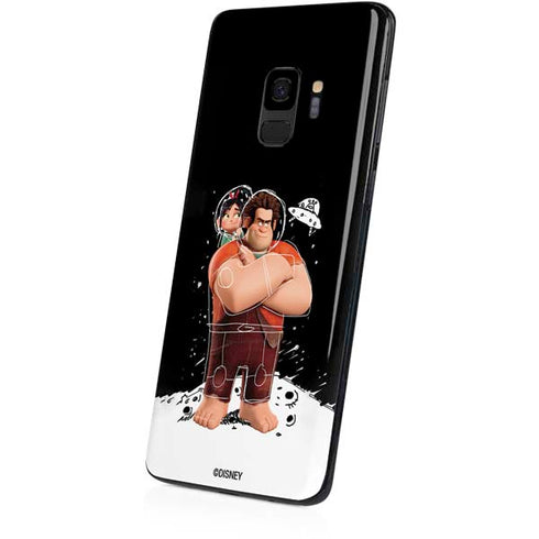 Disney Wreck-it Ralph And Vanellope Space Sketch Galaxy S9 Skin